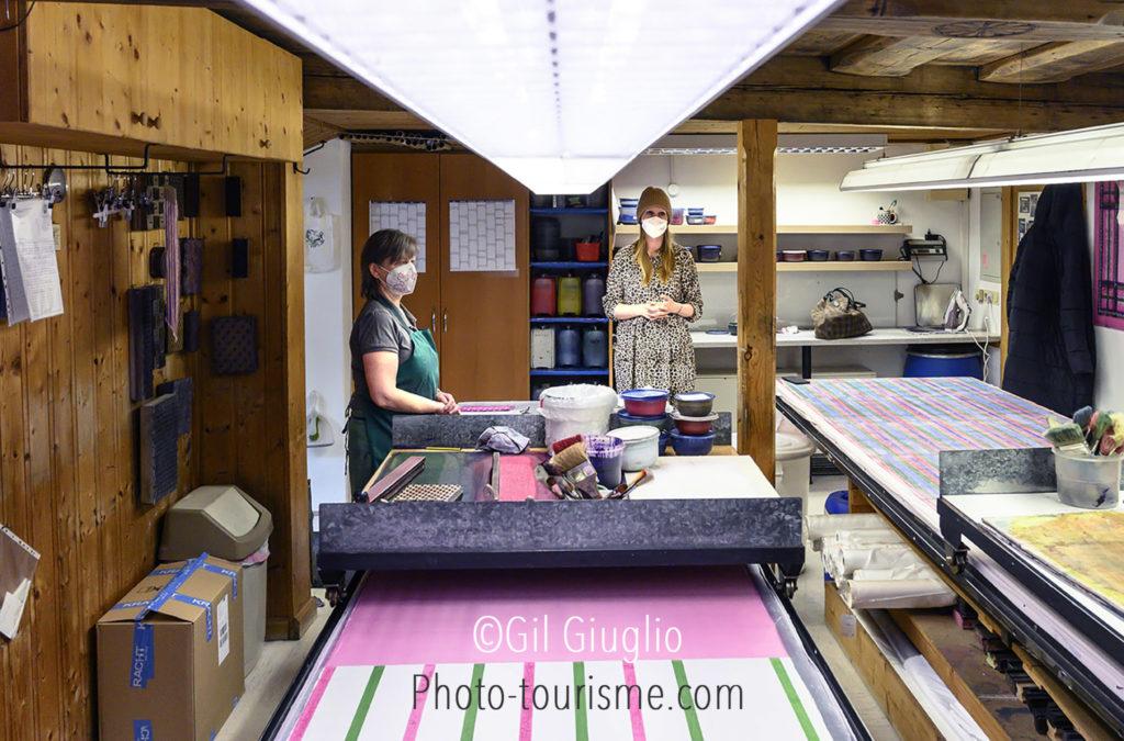 Atelier de confection tissu